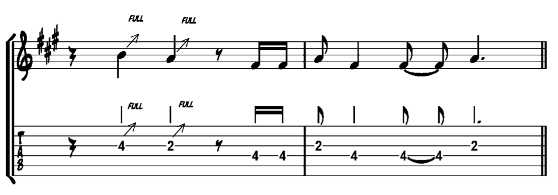 blues guitar lick 2