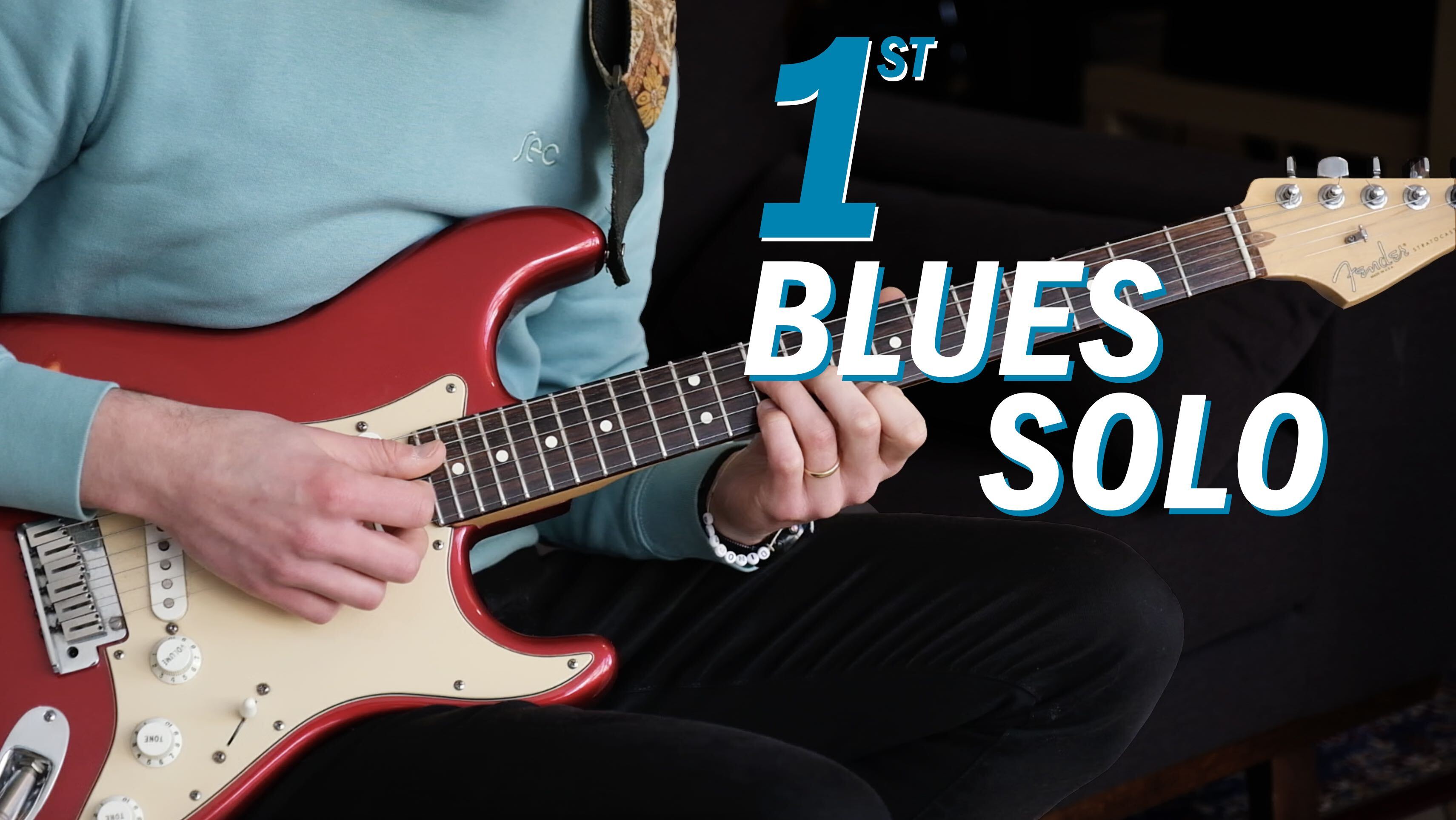 Using double-stops to play easy blues riffs! Full lesson on