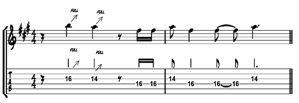 blues guitar lick